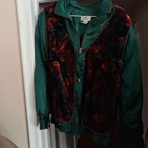 Very Very Vintage Bocoo 80's Green and Multicolor Jacket